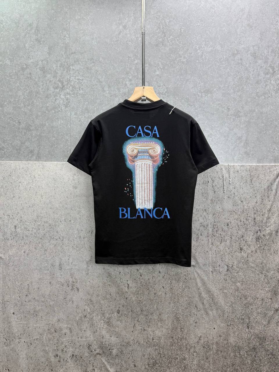 Casablanca La Colonne Printed Short Sleeve Men's Women's T-Shirts in 2 Colors Reps Sale UK Best Quality AAA Replica