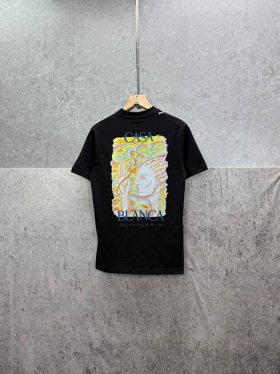 Casablanca Mushroom Goddess Printed Crewneck Men's Women's T-Shirts in 2 Colors Reps Sale UK Best Quality AAA Replica