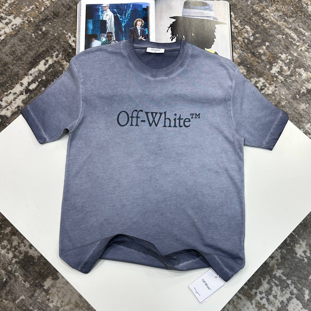 Off-White Laundry Skate Dégradé Men's Women's T-Shirts in 2 Colors Reps Sale UK Best Quality AAA Replica