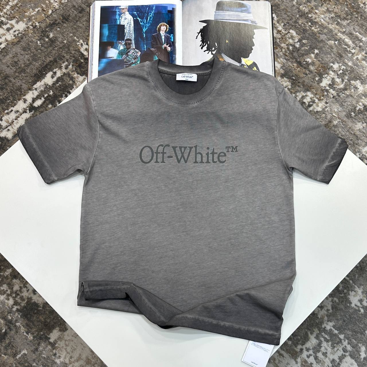 Off-White Laundry Skate Dégradé Men's Women's T-Shirts in 2 Colors Reps Sale UK Best Quality AAA Replica