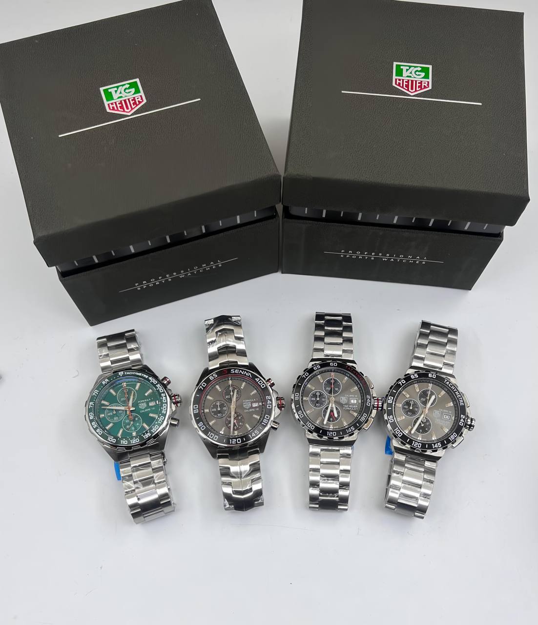 Tag Heuer Formula 1 Calibre 16 Chronograph Men's Watches with Stainless Steel in Different Dial Colors Reps UK Best Quality AAA Replica