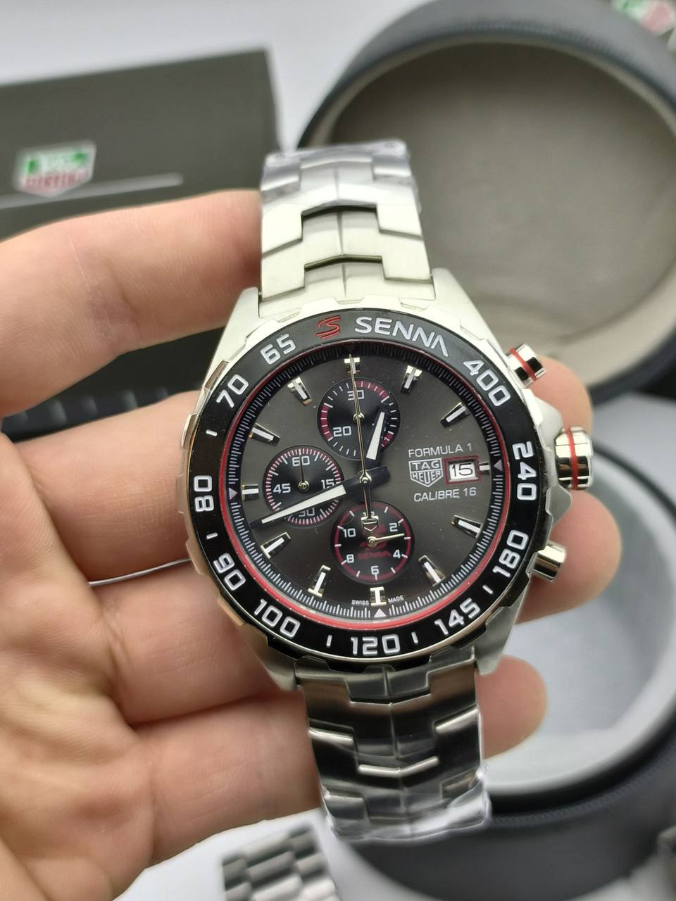 Tag Heuer Formula 1 Calibre 16 Chronograph Men's Watches with Stainless Steel in Different Dial Colors Reps UK Best Quality AAA Replica