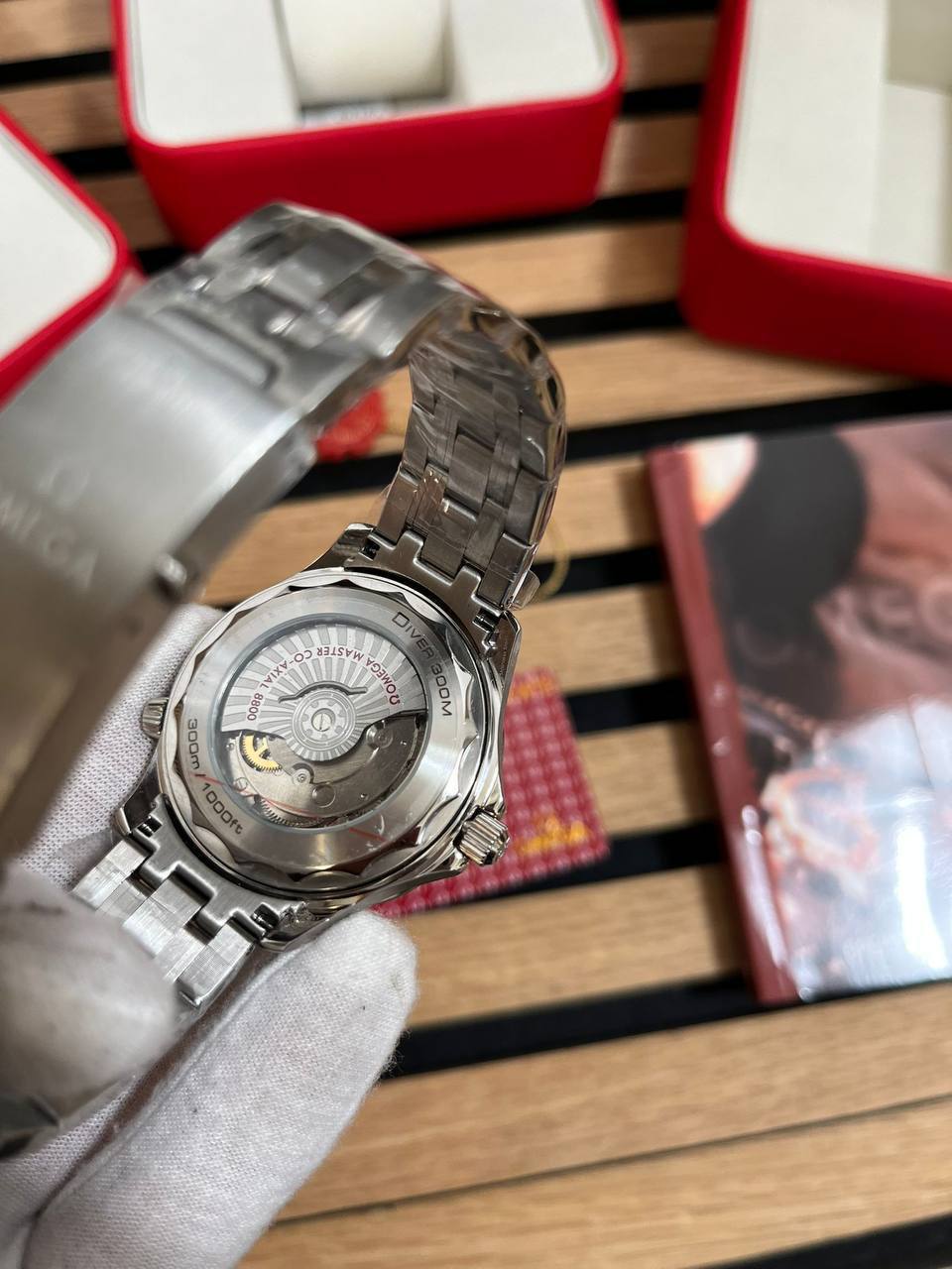Omega Seamaster Diver 300M Men's Watches in Different Dial Colors Reps UK Best Quality Reps AAA Replica