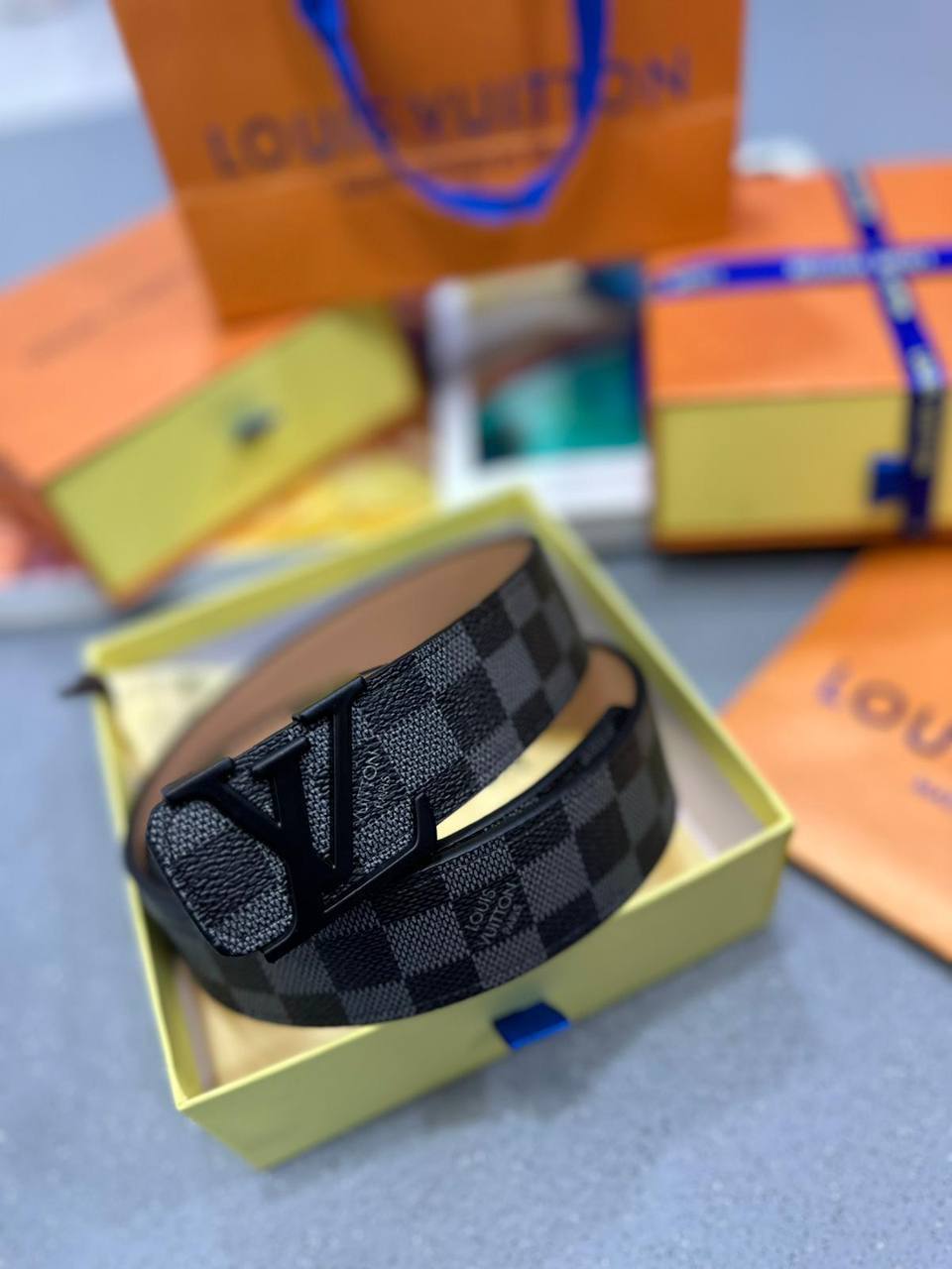 Louis Vuitton 40mm Reversible Belt with LV Initiales Buckle in Multiple Colors Reps UK Best Quality AAA Replica