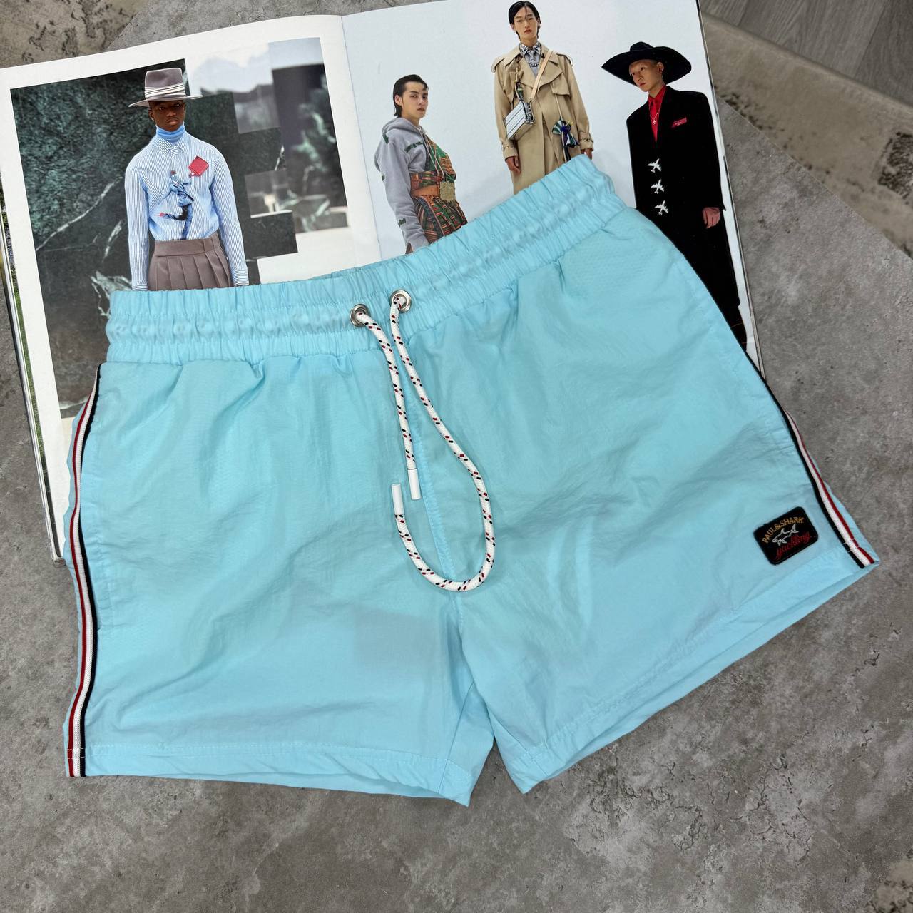 Paul & Shark Logo Patch Swim Shorts in Different Colors Men's Reps Sale UK Best Quality AAA Replica