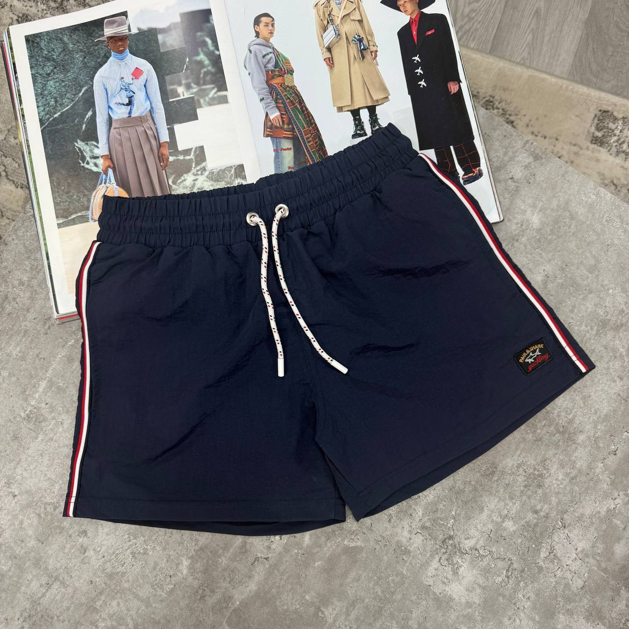 Paul & Shark Logo Patch Swim Shorts in Different Colors Men's Reps Sale UK Best Quality AAA Replica