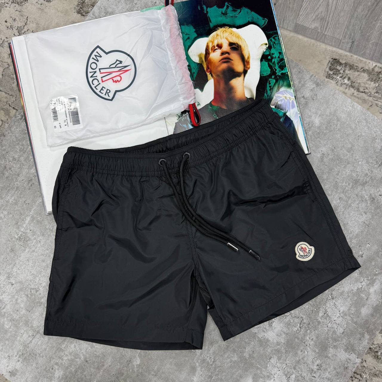Moncler Logo Patch Swim Shorts in Different Colors Men's Reps Sale UK Best Quality AAA Replica