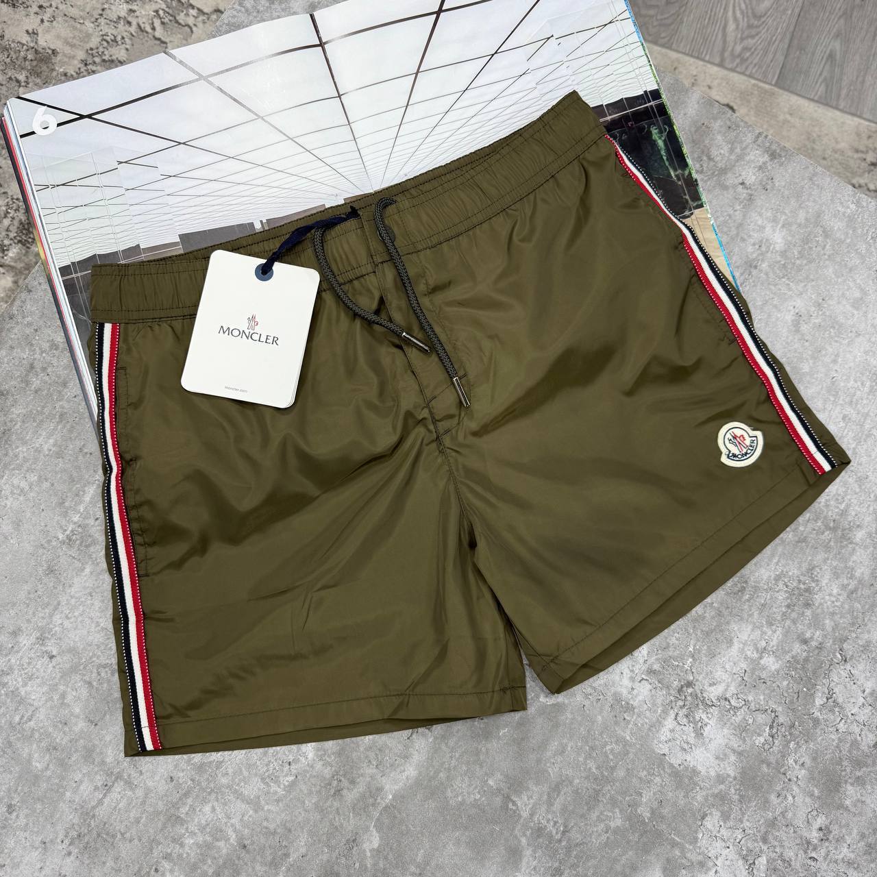 Moncler Tricolor Side Stripe Shorts in Different Colors Men's Reps Sale UK Best Quality AAA Replica