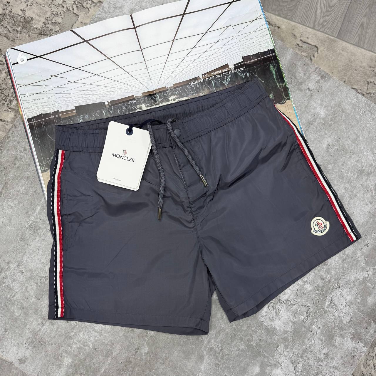 Moncler Tricolor Side Stripe Shorts in Different Colors Men's Reps Sale UK Best Quality AAA Replica
