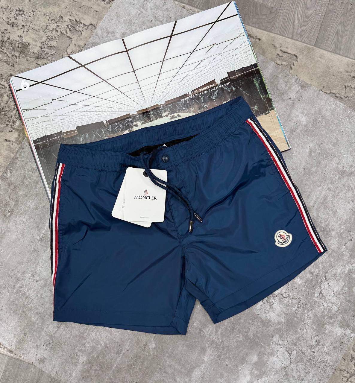 Moncler Tricolor Side Stripe Shorts in Different Colors Men's Reps Sale UK Best Quality AAA Replica
