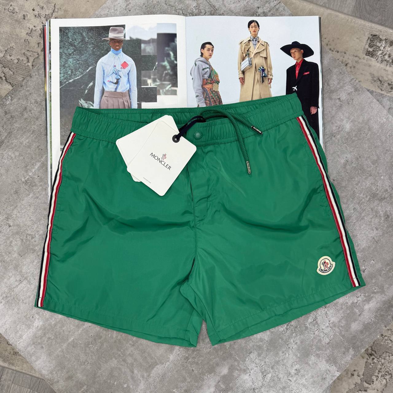 Moncler Tricolor Side Stripe Shorts in Different Colors Men's Reps Sale UK Best Quality AAA Replica