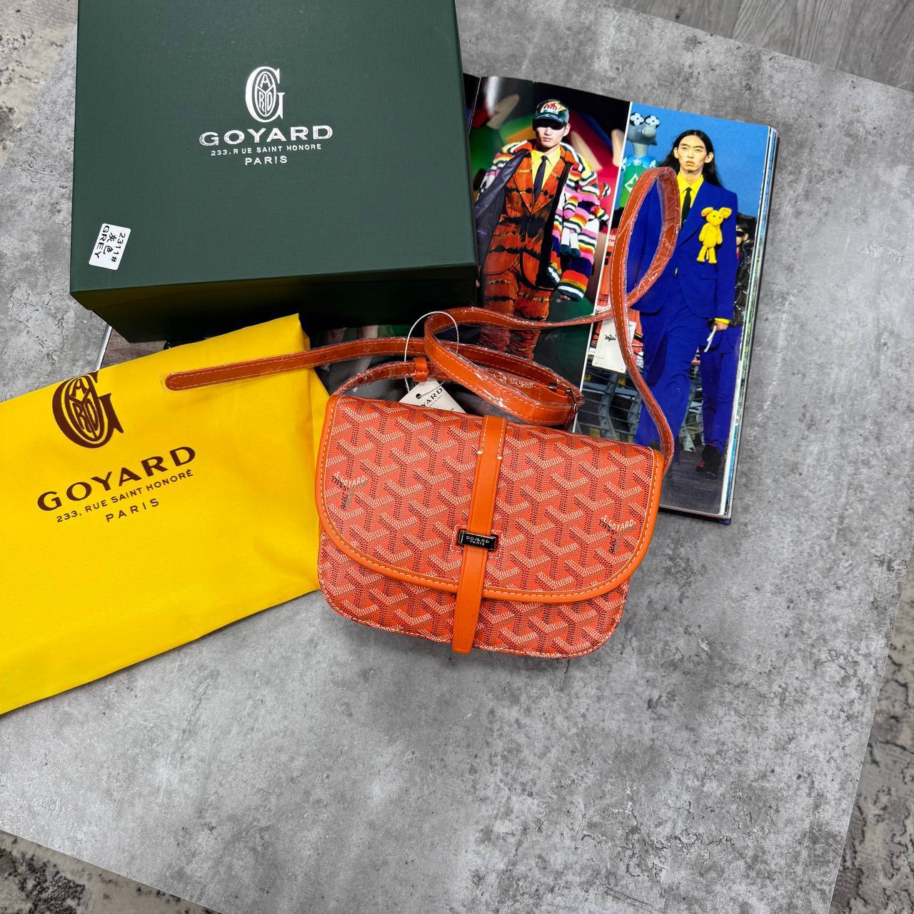 Goyard Belvedere PM Monogram Messenger Women's Bag in Orange Color Reps Sale Best Quality AAA Replica