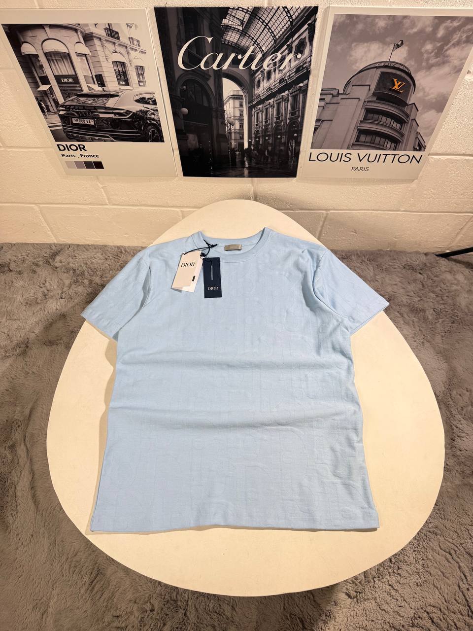 Dior Oblique Relaxed Fit T-Shirt Men's Women's in 2 Colors Reps Sale UK Best Quality Sale AAA Replica