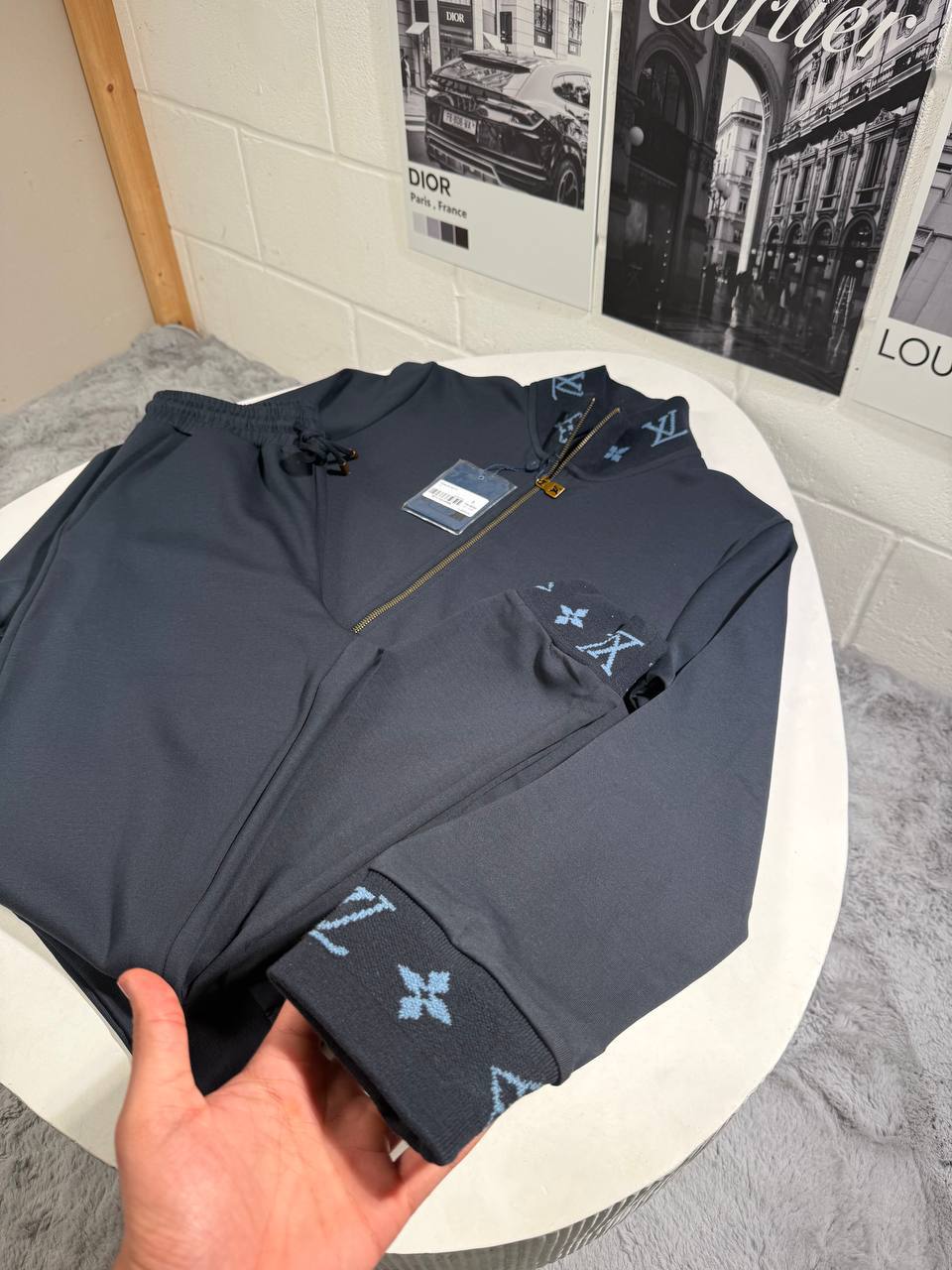 Louis Vuitton Monogram Technical Tracksuit Men's in Different Colors Reps Sale UK Best Quality AAA Replica