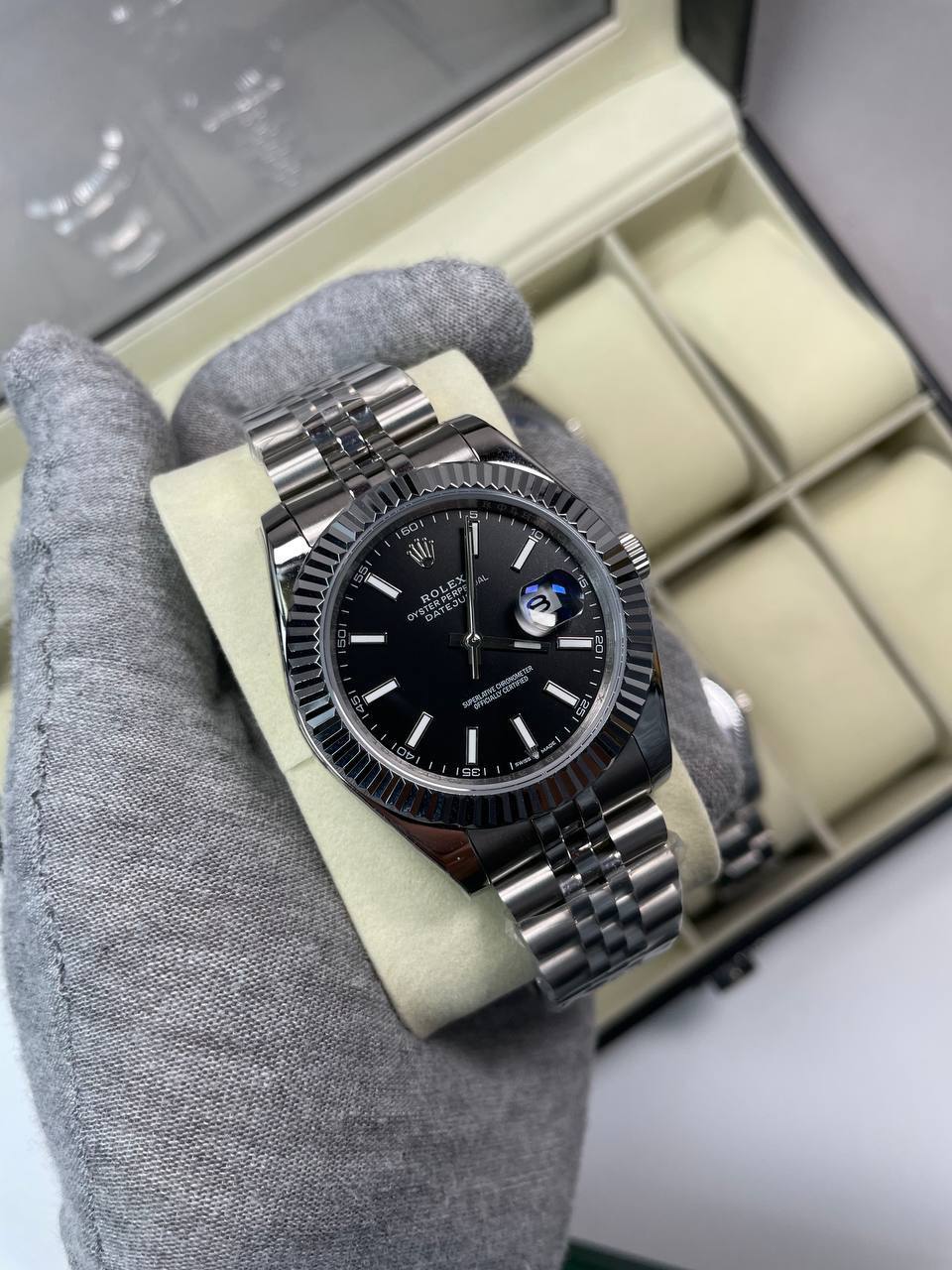Rolex Datejust 41mm Men's Watches ref 126334 DR00804 Fluted Bezel in Different Dials & Bracelets Reps UK Best Quality Reps AAA Replica
