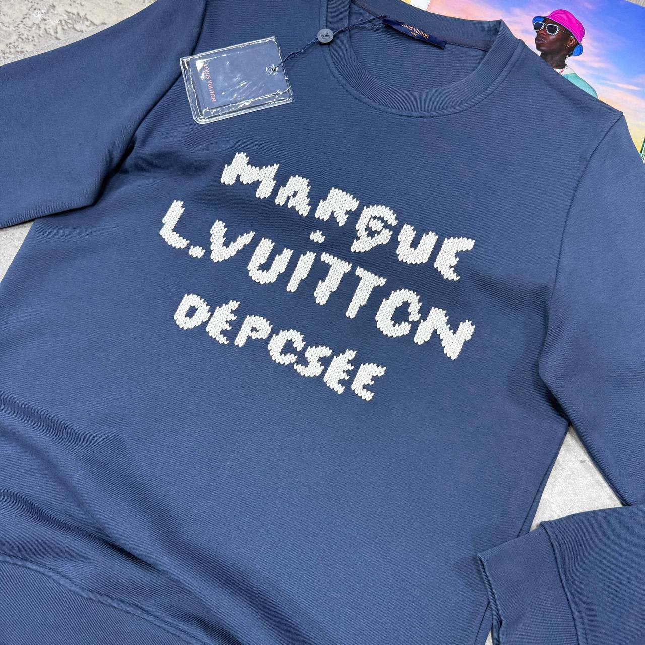 Louis Vuitton Embroidered Signature Ready-to-Wear Men's Women's Jumpers in 2 Colors Reps UK Best Quality AAA Replica