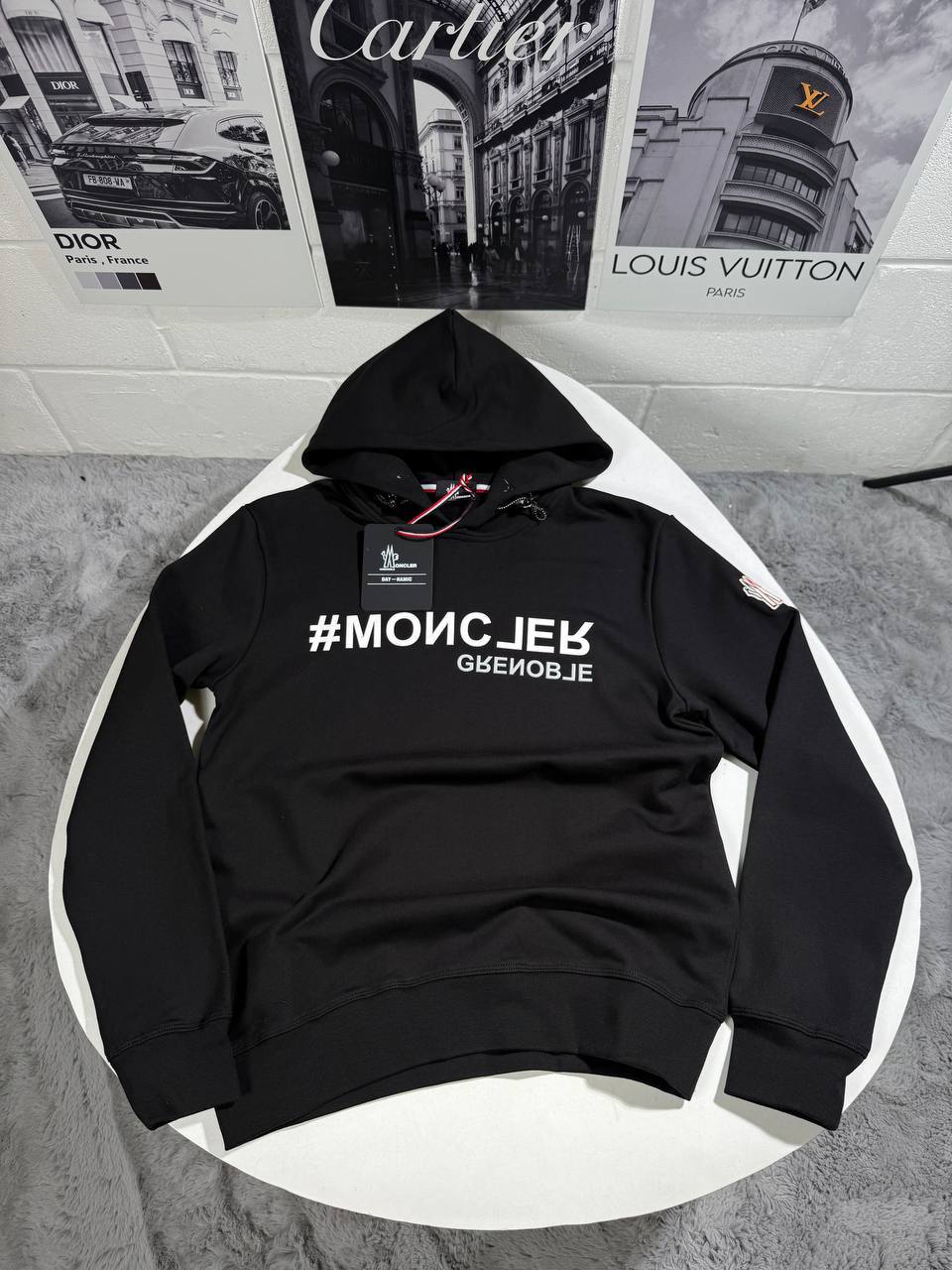 Moncler Grenoble Day-Namic Logo-Print Hoodie Men's Women's in Different Colors Reps UK Best Quality Sale AAA Replica