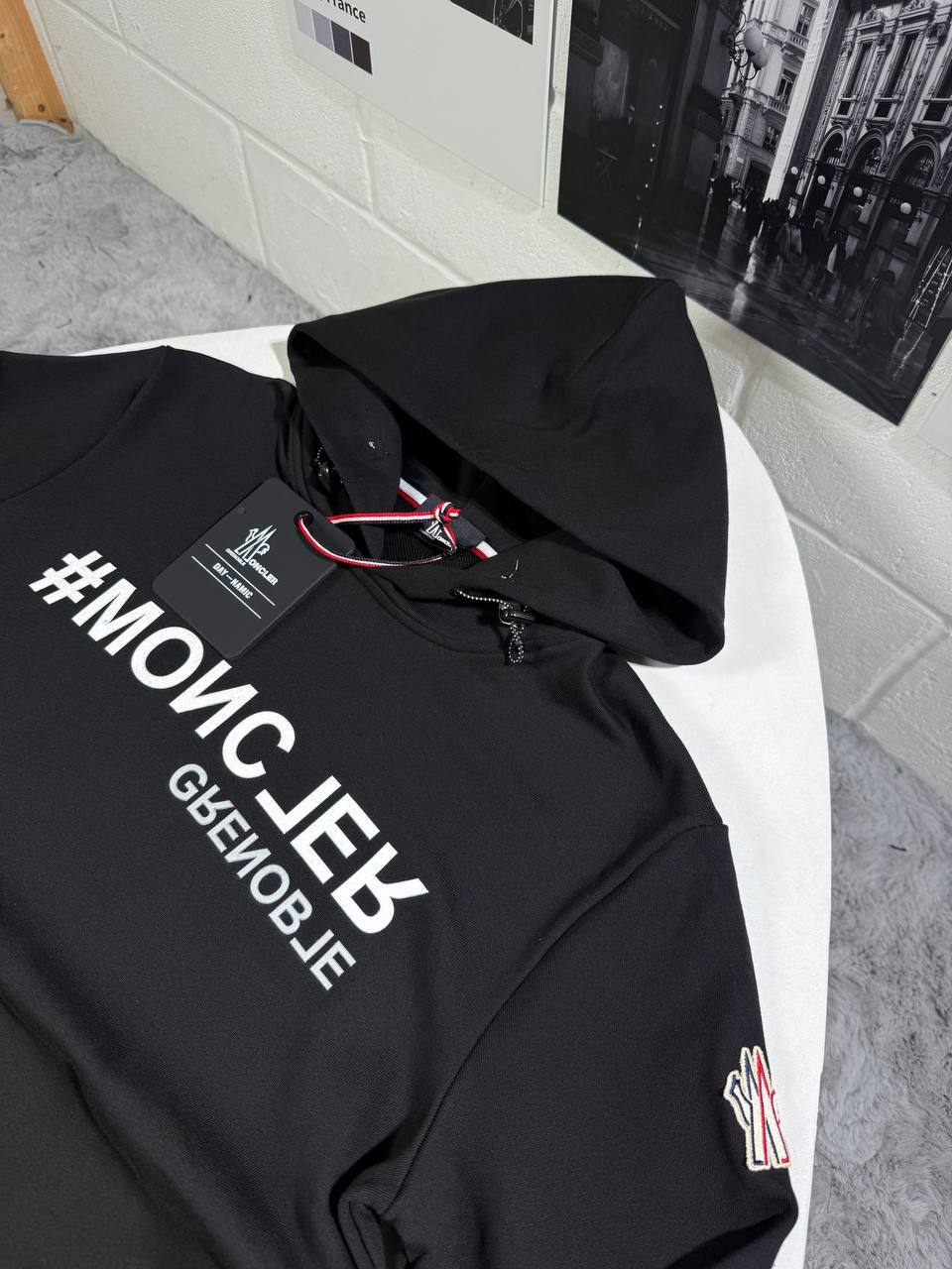 Moncler Grenoble Day-Namic Logo-Print Hoodie Men's Women's in Different Colors Reps UK Best Quality Sale AAA Replica