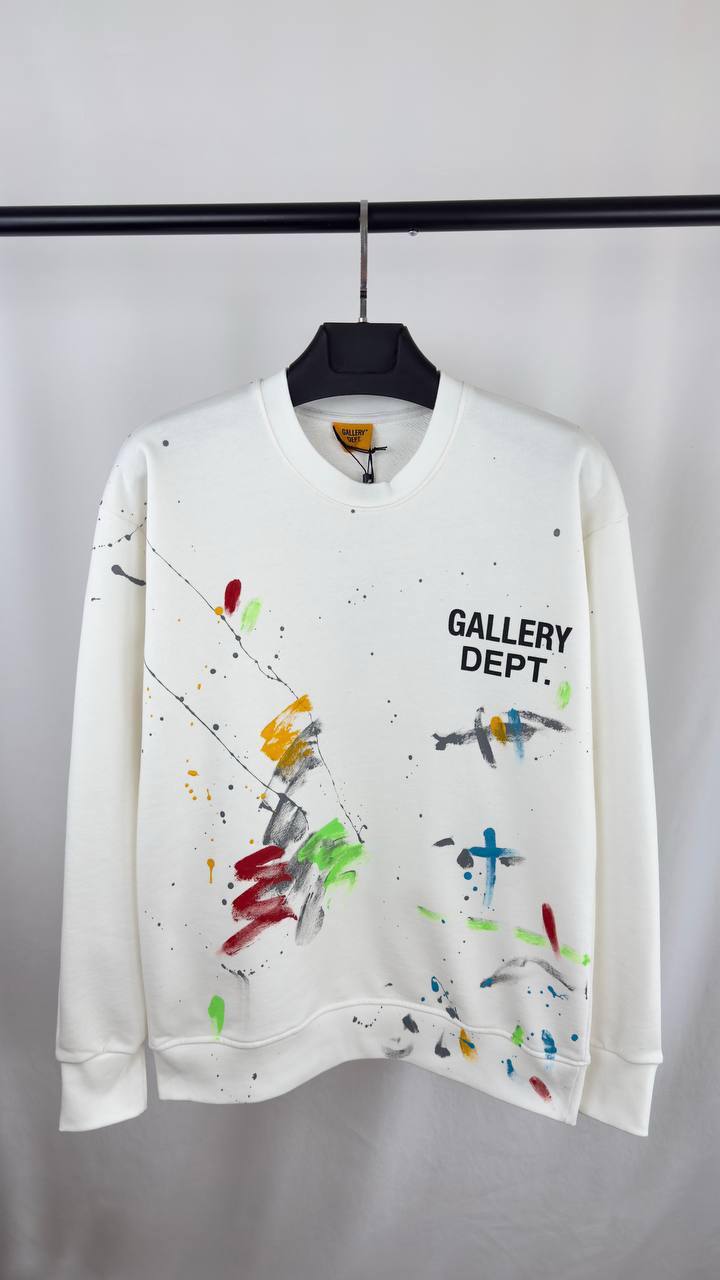 Gallery Dept. Paint Splatter-Effect Men's Women's Jumpers in 2 Colors Reps Sale UK Best Quality AAA Replica
