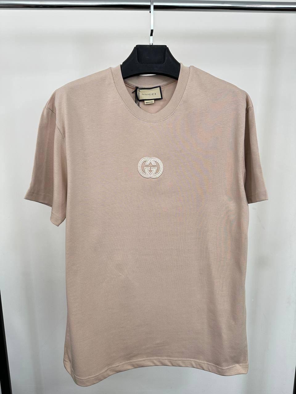 Gucci Interlocking G Logo-Embroidered Men's Women's T-Shirts in Different Colors Reps Sale UK Best Quality Sale AAA Replica