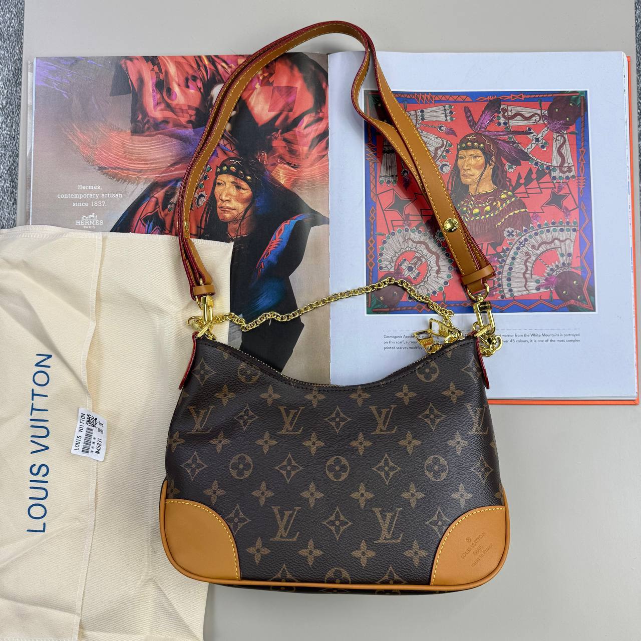 Louis Vuitton Boulogne PM Monogram Messenger Women's Bags in 2 Colors Reps Sale UK Best Quality AAA Replica