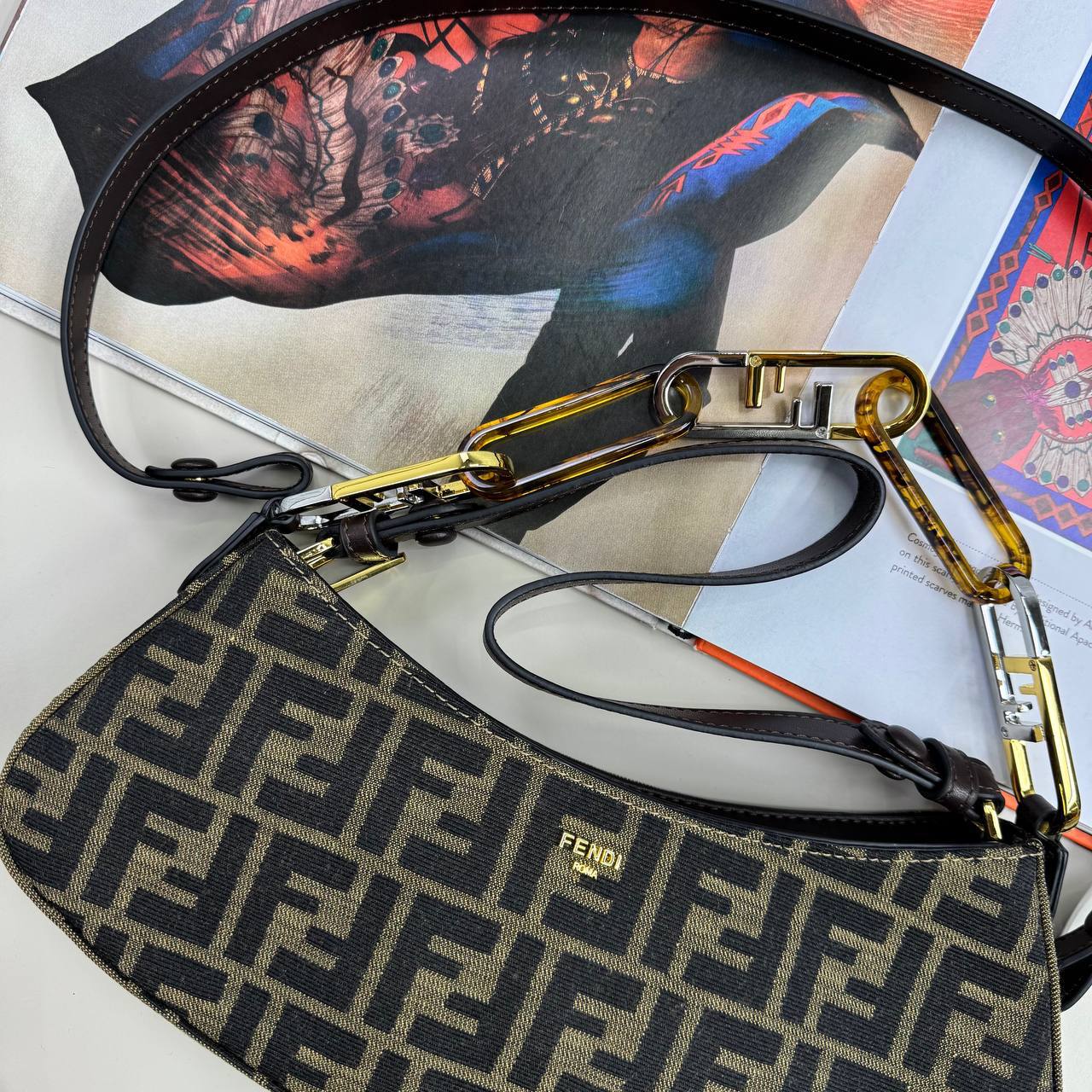Fendi O'Lock Swing Shoulder Women's Bag Reps Sale UK Best Quality AAA Replica