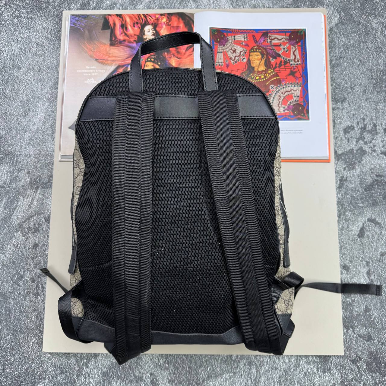 Gucci GG Supreme Eden Backpack Men's Women's in Beige Reps Sale Best Quality AAA Replica