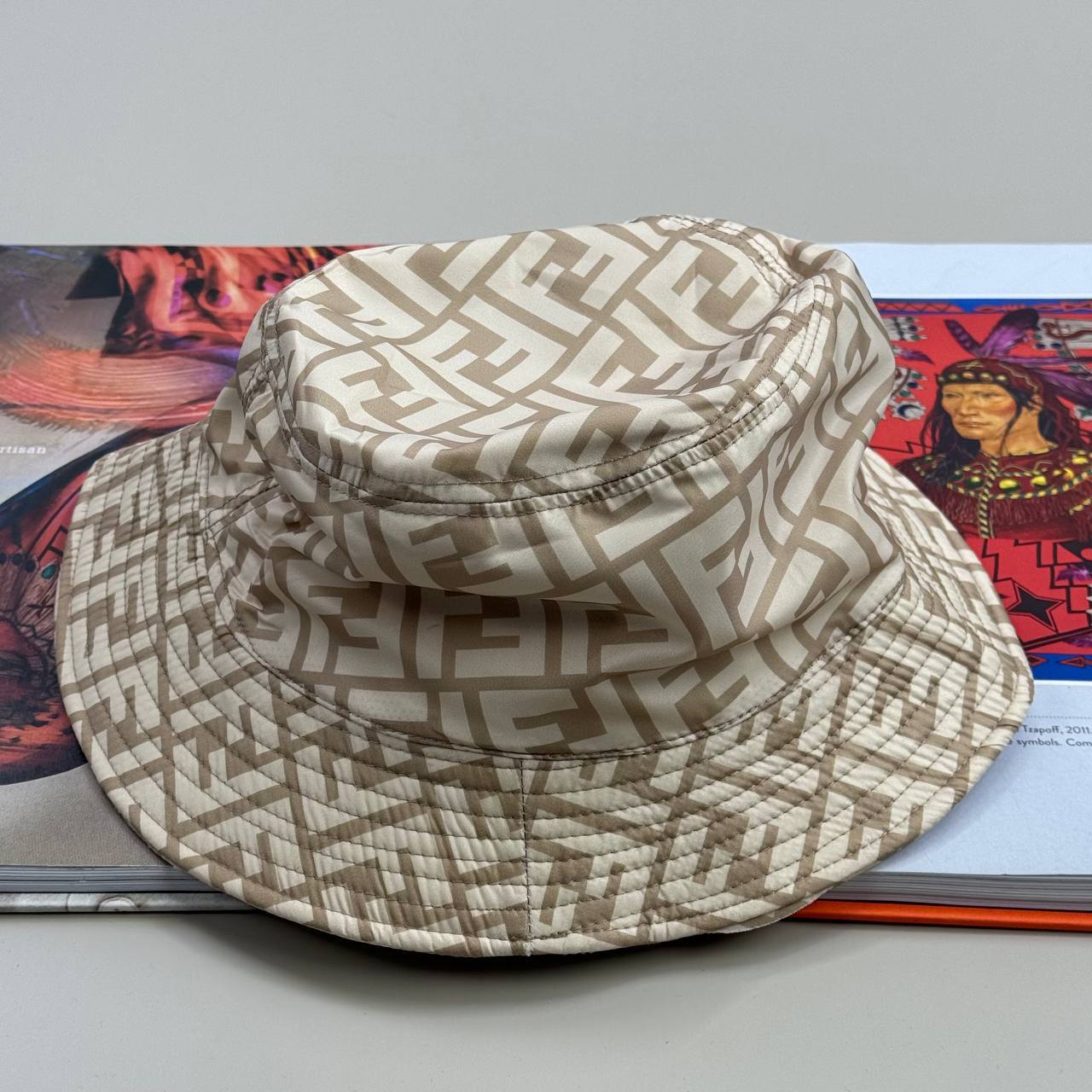 Fendi FF Motif Bucket Hats Men's Women's Reps Sale UK Best Quality AAA Replica