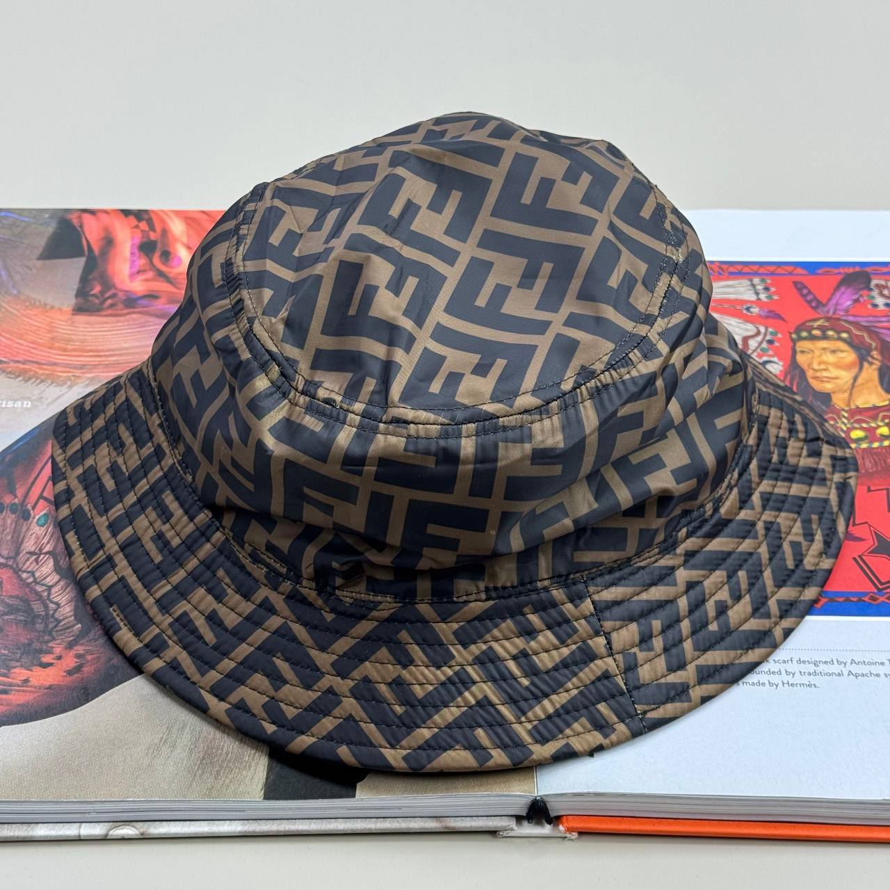 Fendi FF Motif Bucket Hats Men's Women's Reps Sale UK Best Quality AAA Replica