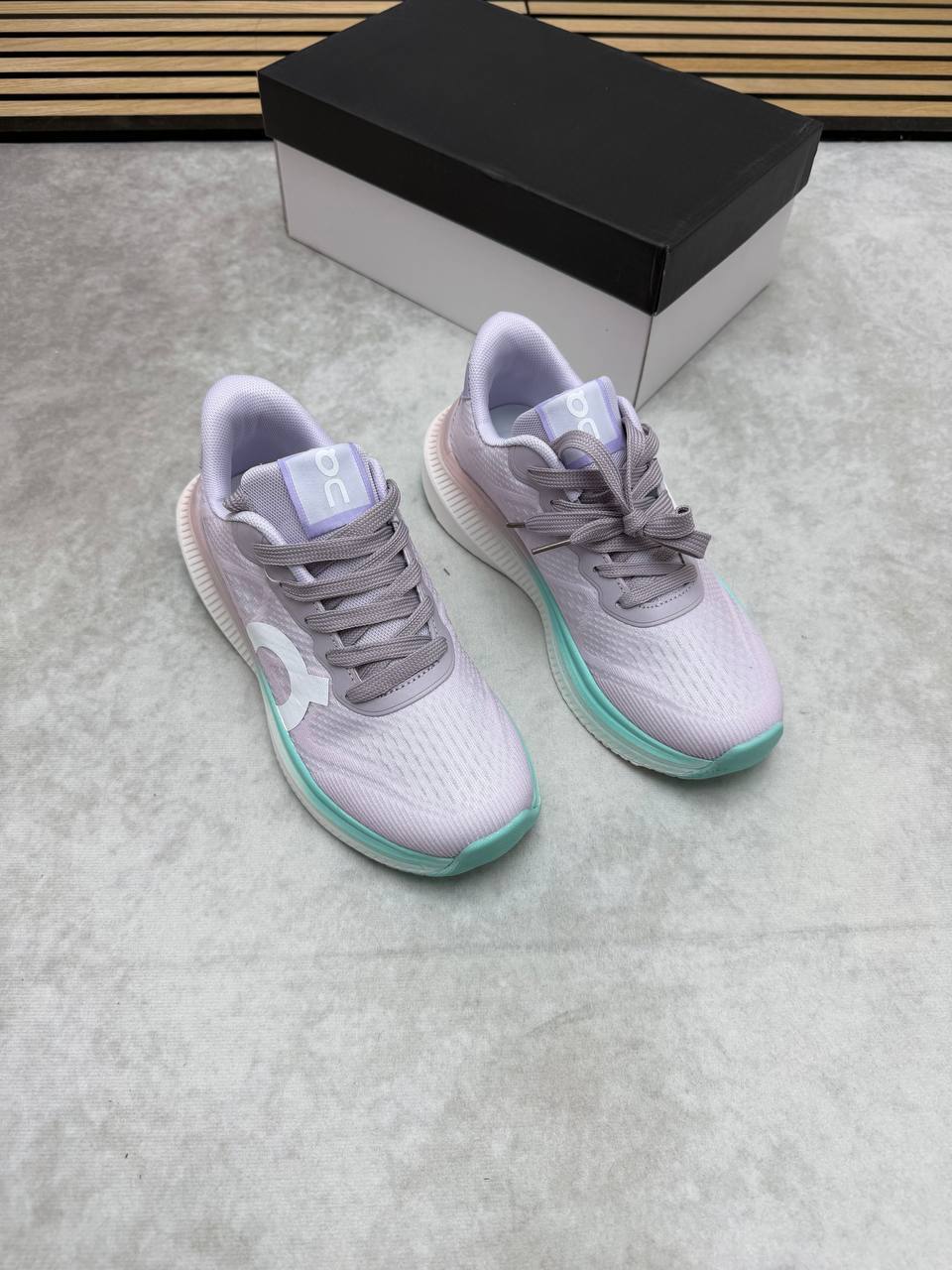 On Running Cloudrunner 2 Lilac Mint Trainers Women's Reps Sale UK Best Quality AAA Replica