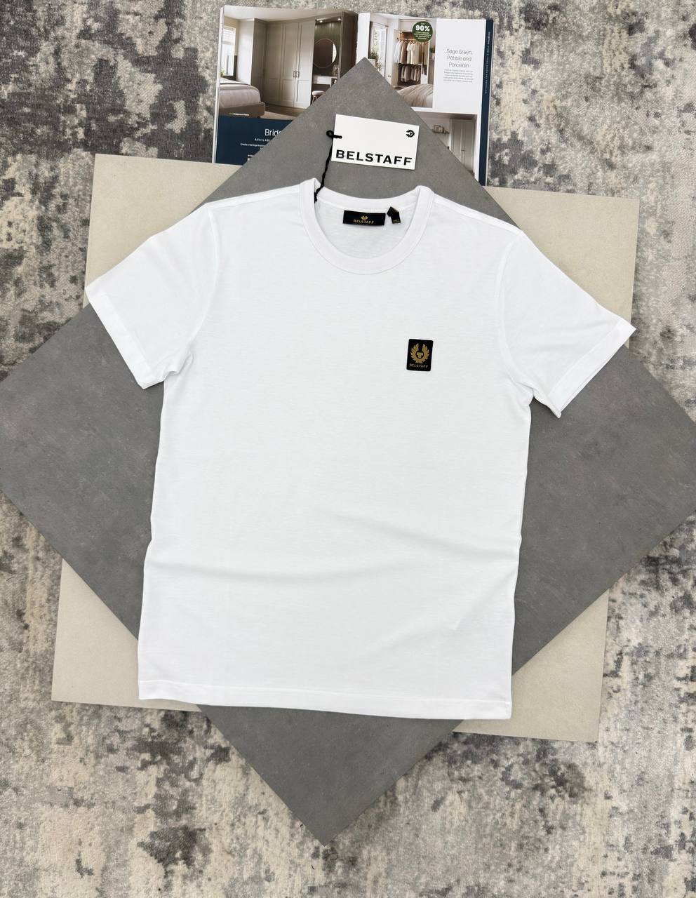 Belstaff Phoenix Patch Crewneck Men's Women's T-Shirts in 2 Colors Reps Sale UK Best Quality AAA Replica