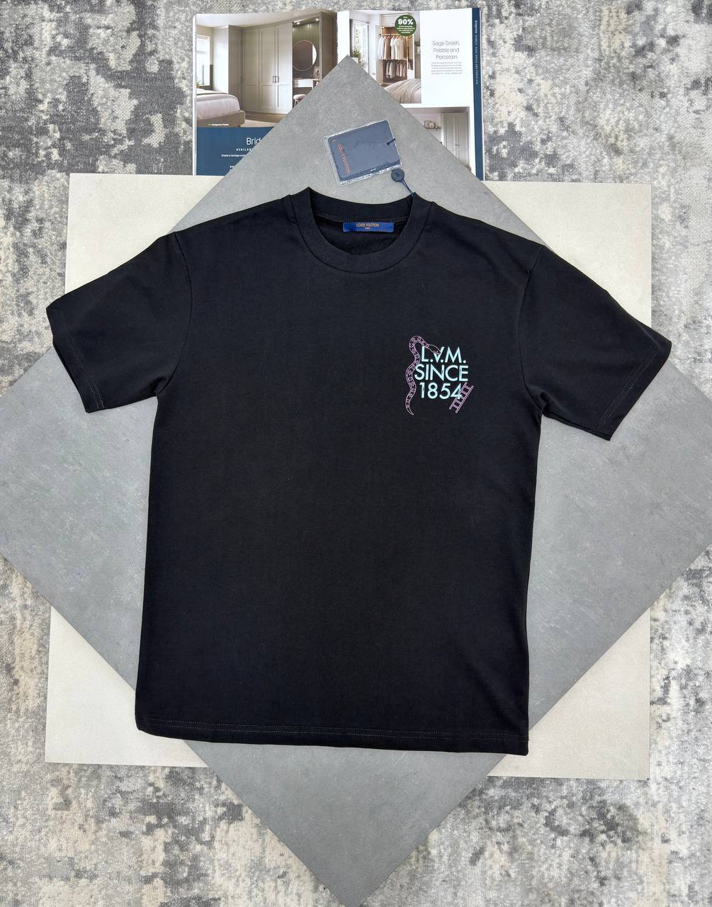Louis Vuitton Printed Snakes and Ladders Men's Women's T-Shirts in Different Colors Reps UK Best Quality AAA Replica