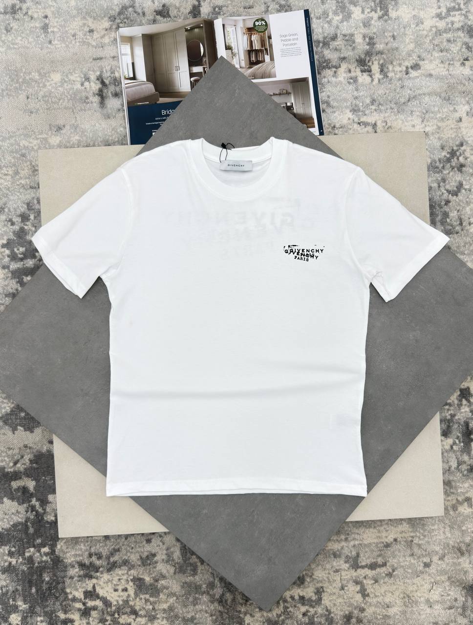 Givenchy Stamp Print Men's Women's T-Shirts in 2 Colors Reps Sale UK Best Quality AAA Replica