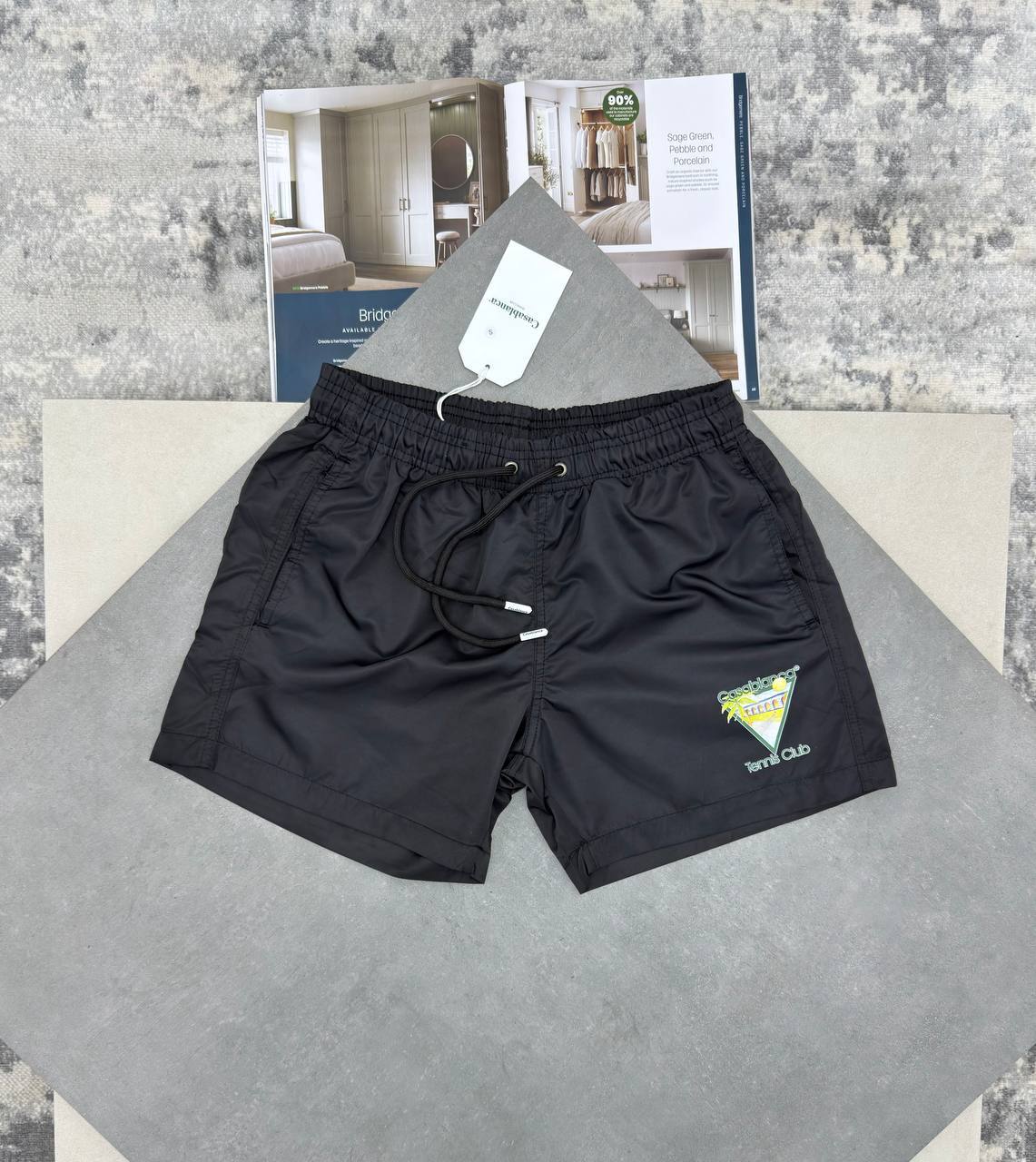 Casablanca Tennis Club Printed Shorts in 2 Colors Men's Reps Sale UK Best Quality AAA Replica