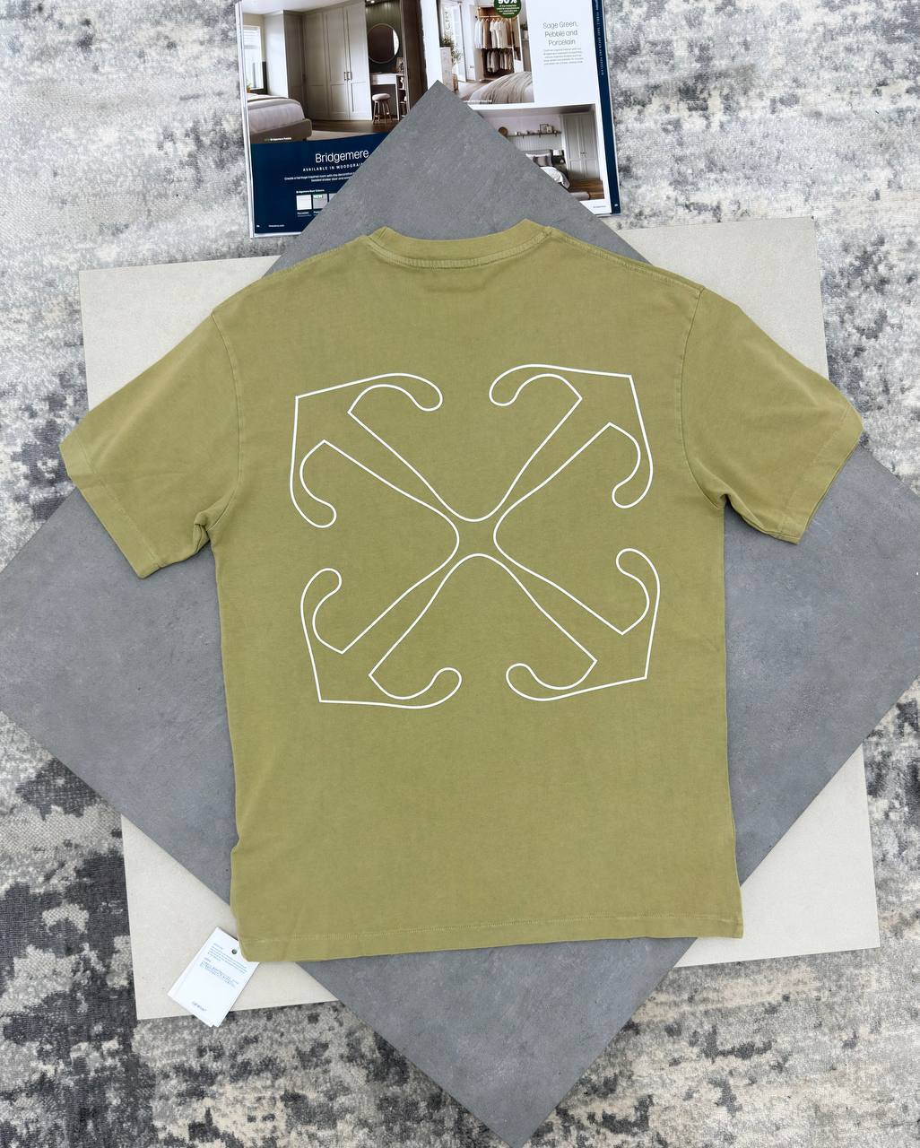 Off-White Abstract Logo Outline Logo Men's Women's T-Shirts in 2 Colors Reps Sale UK Best Quality AAA Replica