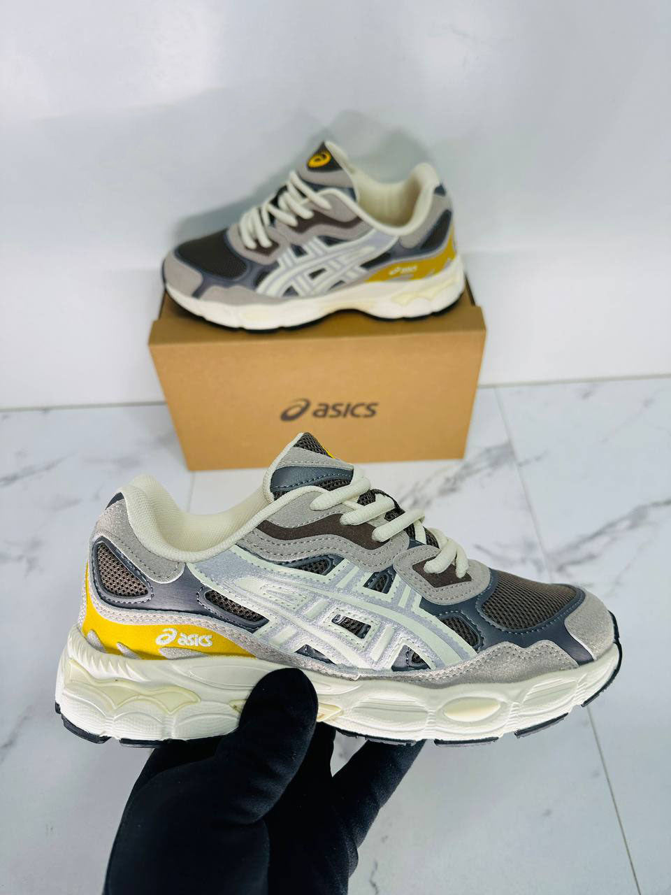 Asics Gel-Nyc "Gravel Cream" 1203A895-020 Trainers Women's Reps Sale UK Best Quality AAA Replica