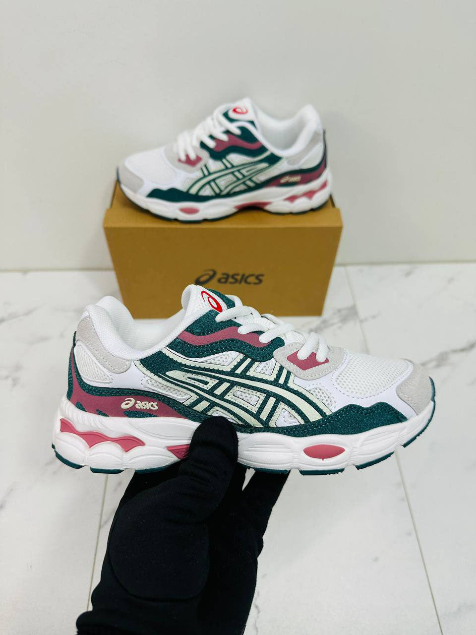 Asics Gel-Nyc "Smoke Grey/Formal Garden" 1203A687-020 Trainers Women's Reps Sale UK Best Quality AAA Replica
