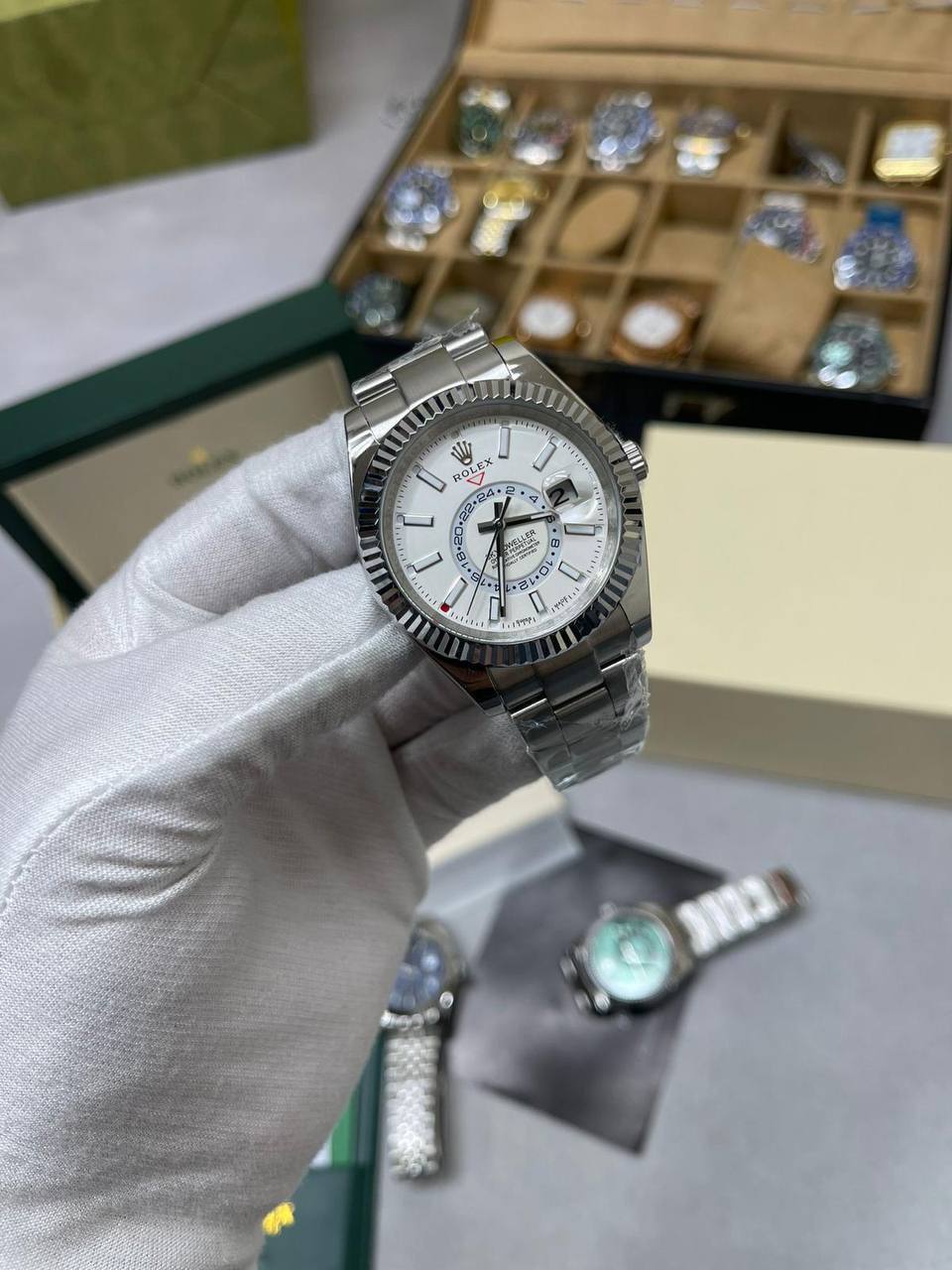 Rolex Sky-Dweller Ref. 336934 Watch Men's in Different Dial Colors Replica UK Best Quality AAA Reps