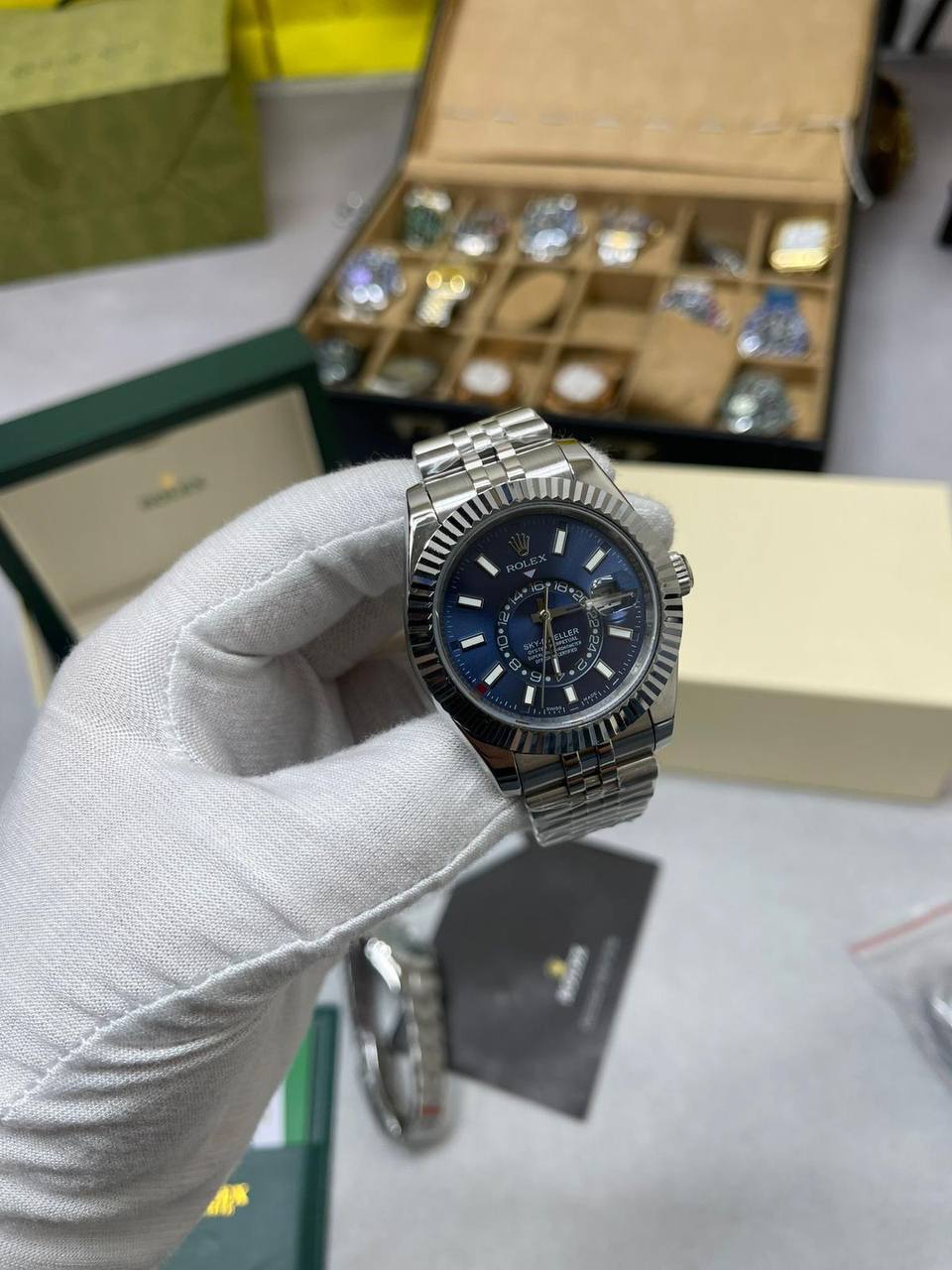 Rolex Sky-Dweller Ref. 336934 Watch Men's in Different Dial Colors Replica UK Best Quality AAA Reps