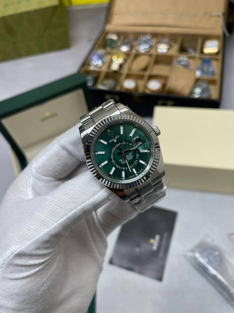Rolex Sky-Dweller Ref. 336934 Watch Men's in Different Dial Colors Replica UK Best Quality AAA Reps