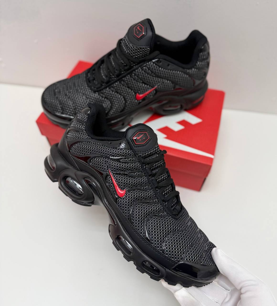 Nike Air Max Plus TN 'Metal Mesh Black Red' DO6383-001 Trainers Men's Reps Sale UK Best Quality AAA Replica