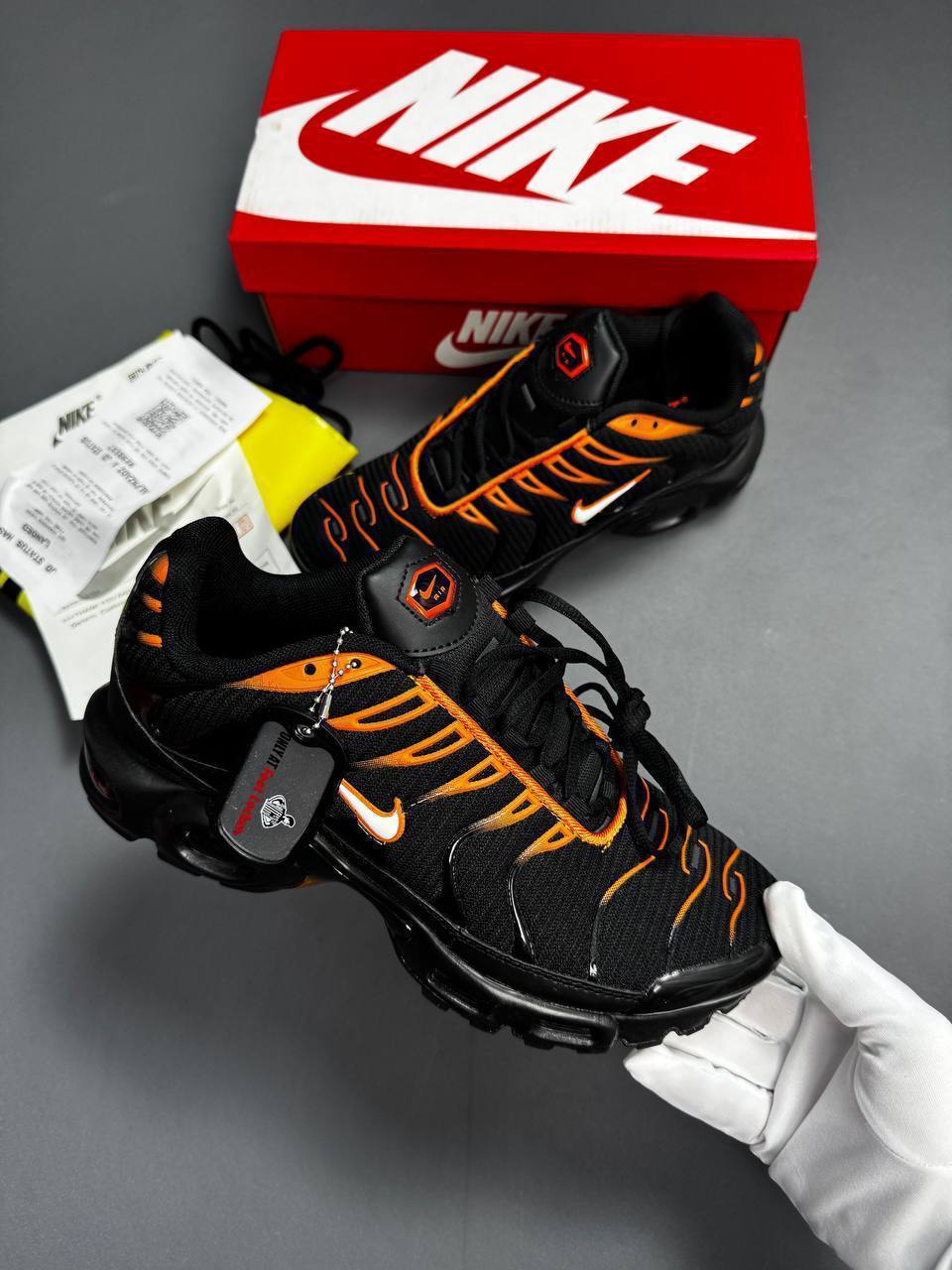 Nike TN Air Max Plus “Dark Obsidian/Orange" FN6949-400  Trainers Men's Reps Sale UK Best Quality AAA Replica