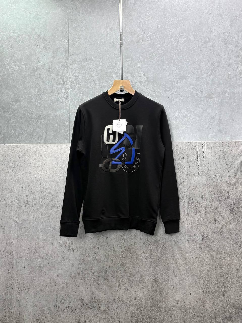 Hermes Horse Logo Crewneck Men's Women's Jumper in 2 Colors Reps UK Best Quality AAA Replica
