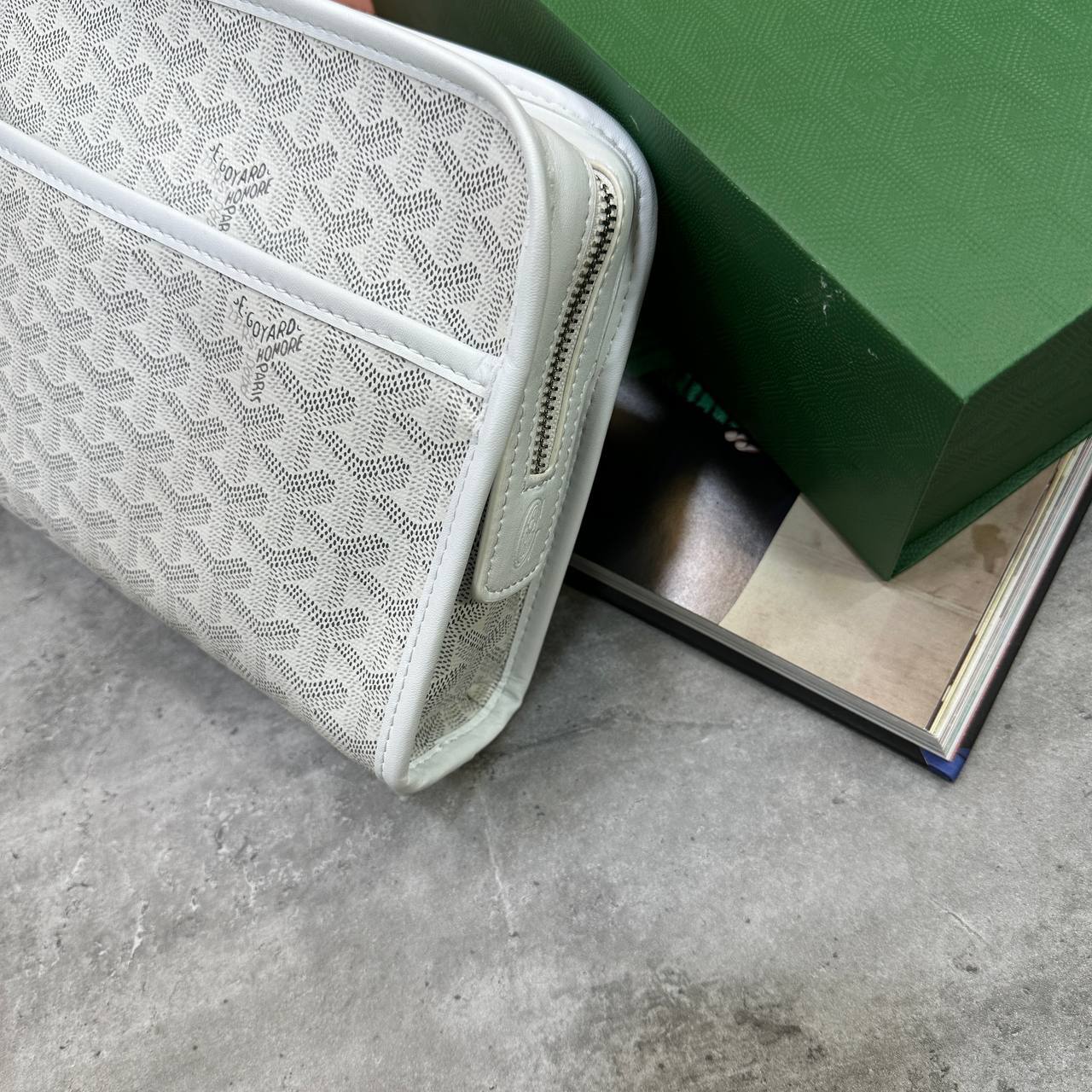 Goyard Jouvence MM Toiletry Bag Goyardine Canvas in Multiple Colors Reps Best Quality AAA Replica