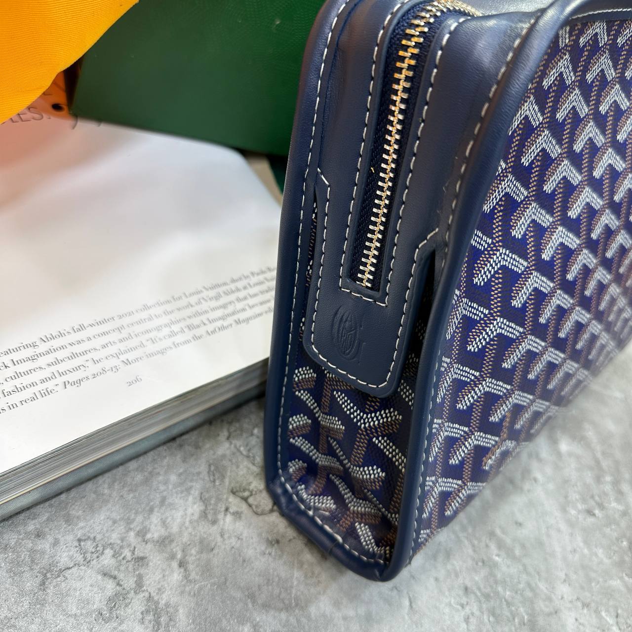 Goyard Jouvence MM Toiletry Bag Goyardine Canvas in Multiple Colors Reps Best Quality AAA Replica