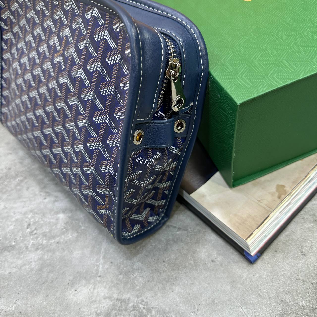 Goyard Jouvence MM Toiletry Bag Goyardine Canvas in Multiple Colors Reps Best Quality AAA Replica