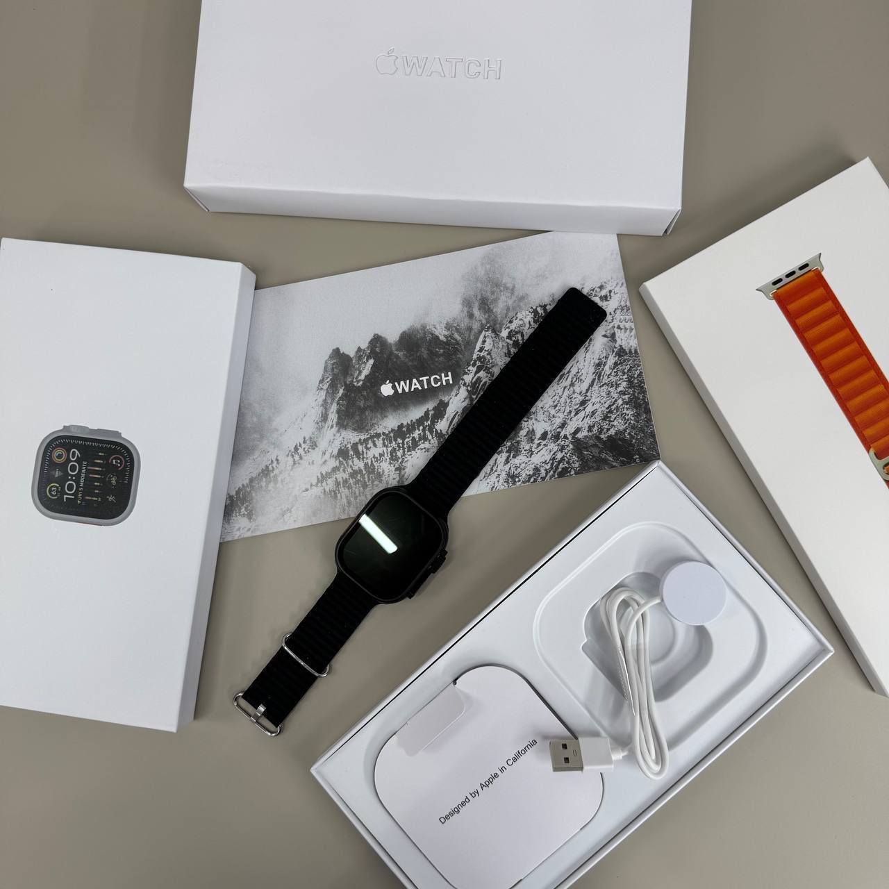 Apple Watch Ultra 2 Aluminum Case Black Body Smart Watch Fashion UK Best Quality AAA Reps