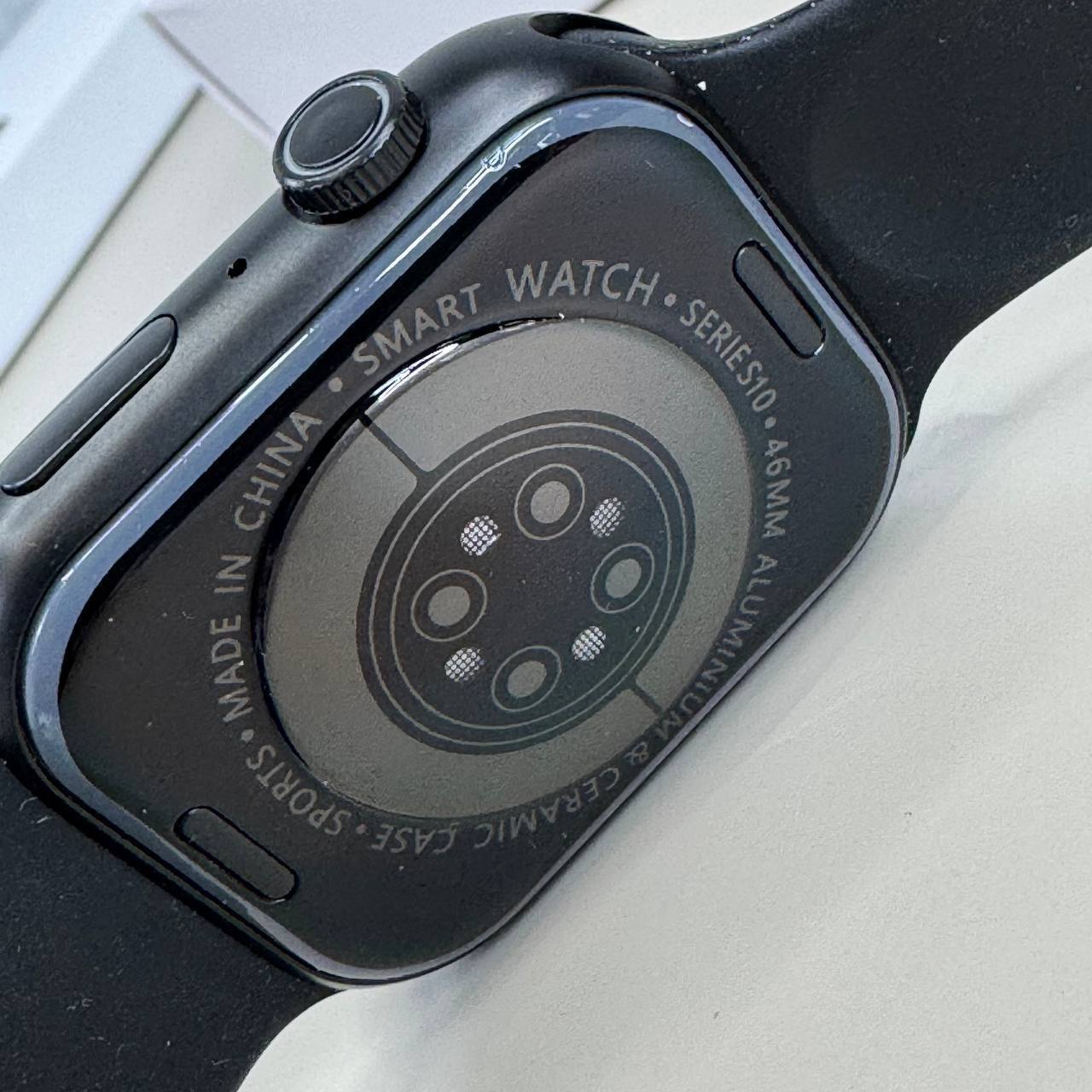 Apple Smart Watch Series 10 Space Gray Aluminum Case Black Body UK Best Quality AAA Reps