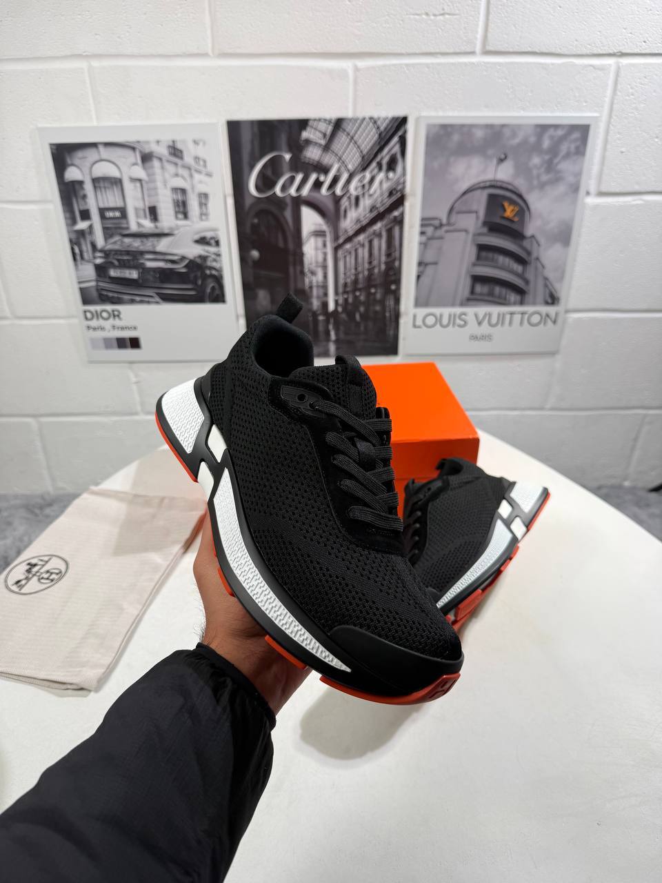 Hermes Heros Sports Casual Fashion Sneakers Men's in Different Colors Reps Sale UK Best Quality Replica