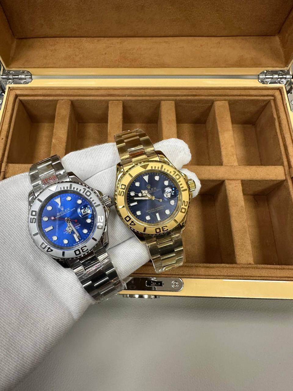 Rolex Yacht-Master Men's Watches in 2 Different Colors UK Replica AAA Best Quality Reps